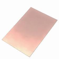 10 x 15 cm FR4 Copper  Plate Laminate Single Side
