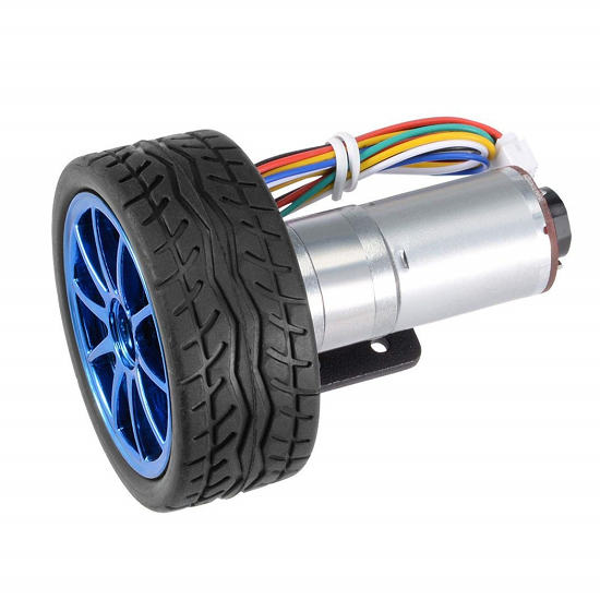 12V JGA25-370B DC Geared Motor Wheel Hub Robot Mode