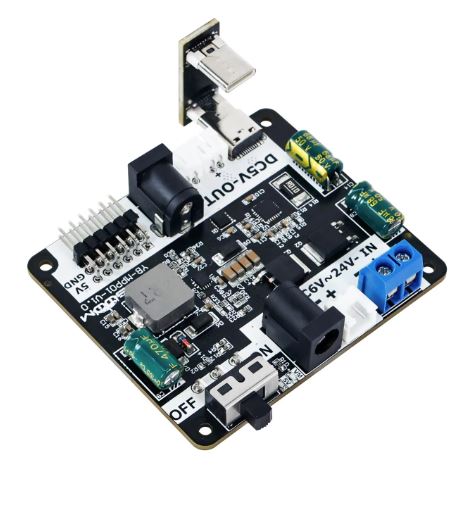Raspberry Pi 5 Power Supply Expansion Board 6–24V Input, 5V/5A Output